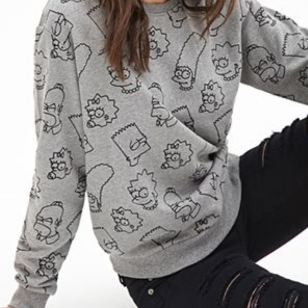 Forever 21 Size Medium The Simpsons Sweatshirt